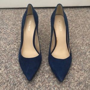 Blue Suede Heels